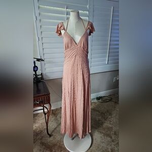 Free People Blush Maxi Dress Pink L
